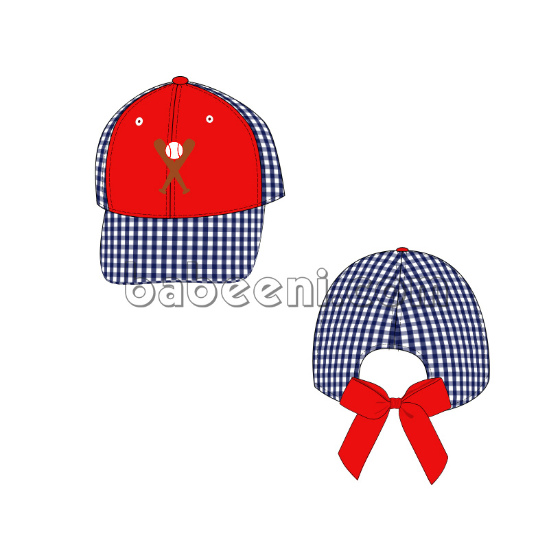 Basket Ball Embroidery Cap for Little Girls -CA 25